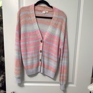 Women's Multicolor Striped Sweater